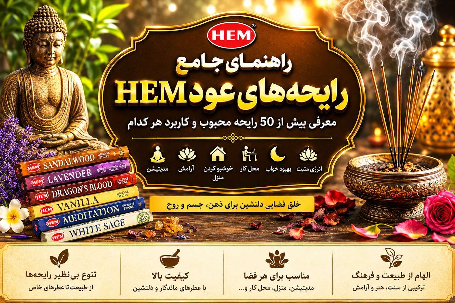 راهنمای انتخاب رایحه عود هم