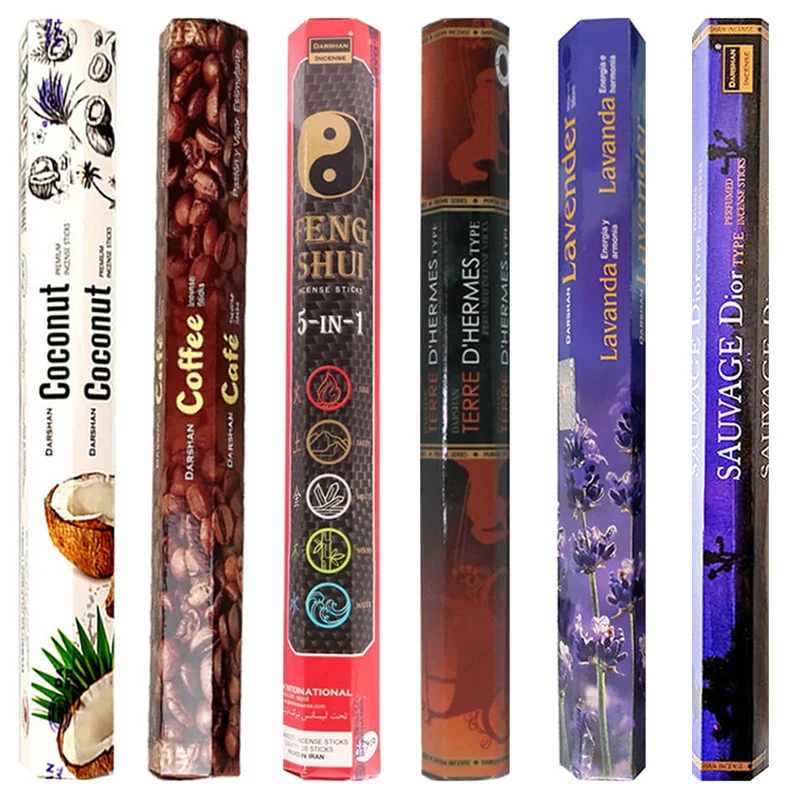 عود دارشان مدل ترکیبی کد Mix657 مجموعه 6 عددی