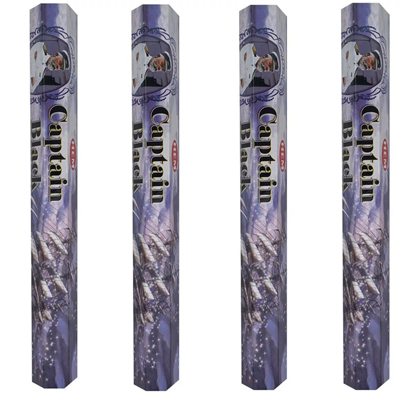 عود هم مدل کاپیتان بلک کد Captain Black04 مجموعه 4 عددی