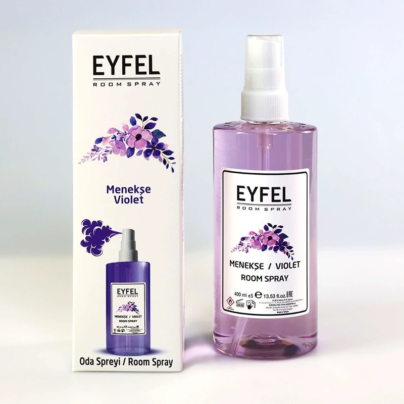 اسپری خوشبوکننده  ایفل مدل گل بنفشه (َPurple Violet) اصل ترکیه حجم 400 میلی لیتر