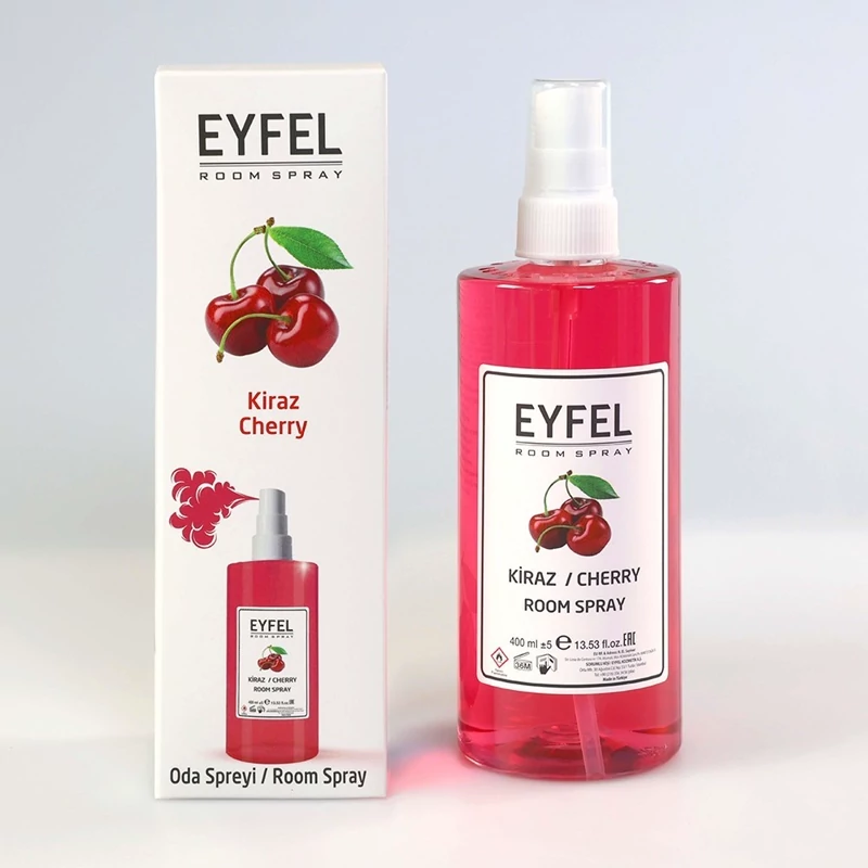 اسپری خوشبوکننده  ایفل مدل گیلاس (َCherry) اصل ترکیه حجم 400 میلی لیتر