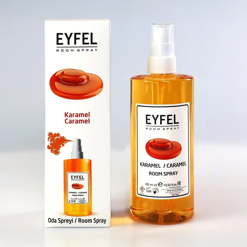 اسپری خوشبوکننده  ایفل مدل کارامل (َCaramel) اصل ترکیه حجم 400 میلی لیتر